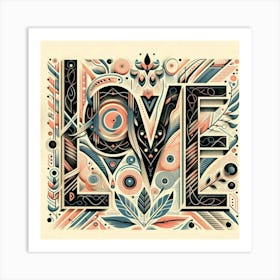 Love 2 Art Print