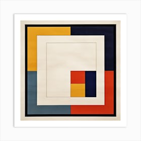 Celestial Cascade: Mid Century Modern Symphony, Squares Art Print