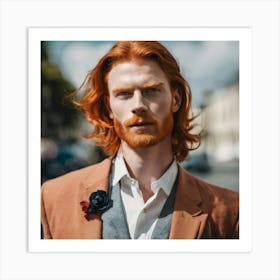 Man With Red Hair 2 Art Print