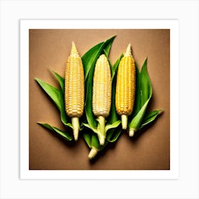 Sweetcorn As A Logo (66) Art Print