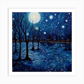 Starry Night 25 Art Print