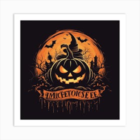 Halloween Pumpkin Art Print