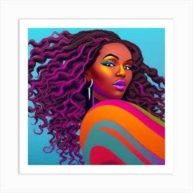 From Melanin, With Love - Fierce Art Print