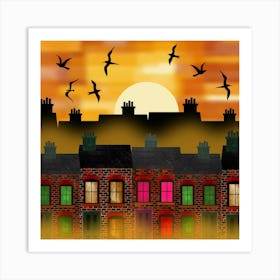 Dawn in the City Art Print