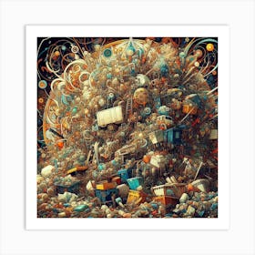 Pile Of Junk Art Print