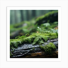 Mossy Forest 1 Art Print