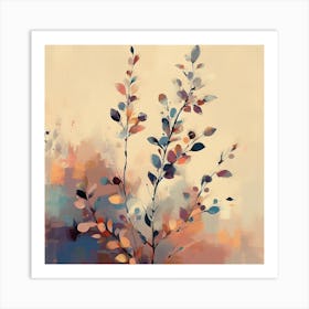 Abstract Of Leaves 1 Art Print