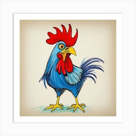 Rooster 13 Art Print