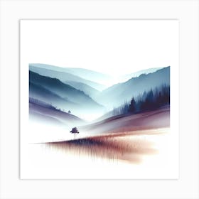 Landscape Painting 63 Art Print