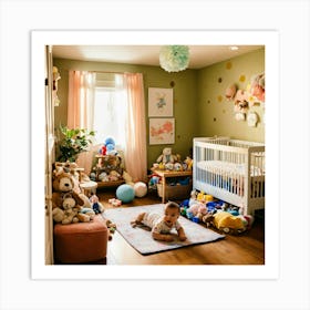 A Photo Of A Baby S Room 7 Art Print