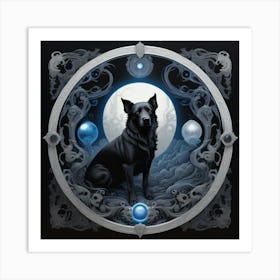 Wolf Moon Art Print