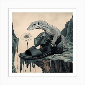 Monitor Lizard 3 Art Print