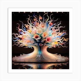 Chihuly Glass Tree Art Print