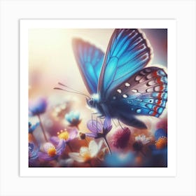 Beautiful Butterfly Art 3 Art Print