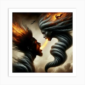 Adam And Eve Art Print