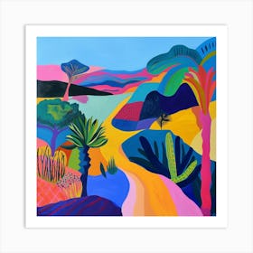 Abstract Travel Collection Nicaragua 1 Art Print