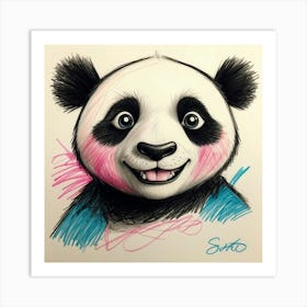 Panda Bear 44 Art Print