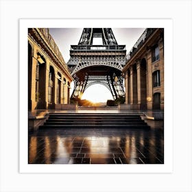 Eiffel Tower 9 Art Print