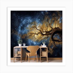 Tree In The Sky Art Print