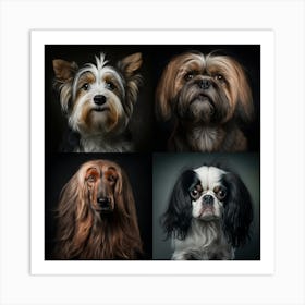 Some dogs Art Print