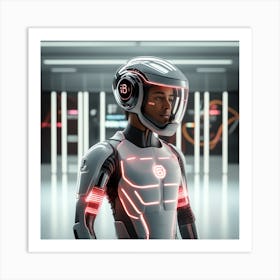 Futuristic Man 142 Art Print