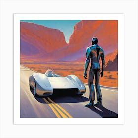 Futuristic Car 31 Art Print