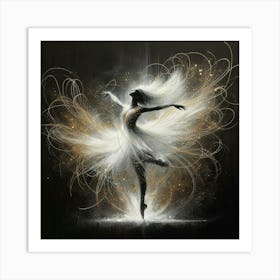 Ballerina Canvas Print 2 Art Print