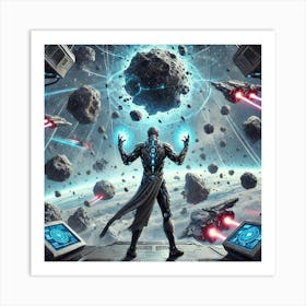 Archon Vexis Asteroid Command Sci Fi Art Print