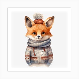 Winter Fox 1 Art Print