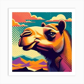 Pop Camel Art Print