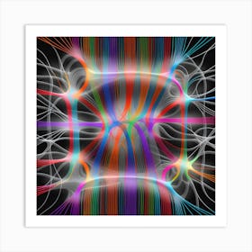 Abstract Fractal 18 Art Print