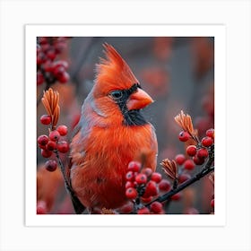 Cardinal 6 Art Print