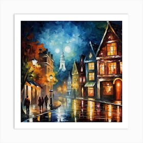 Night In The City 2 Art Print