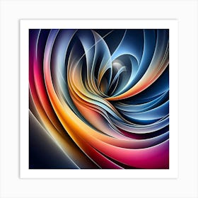 Abstract Swirl 3 Art Print