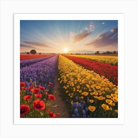 Field Of Poppies Art Print