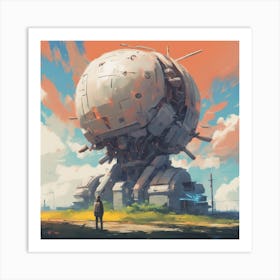 Futuristic Art Art Print