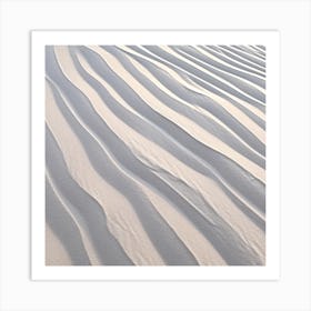 White Sand Dunes 2 Art Print