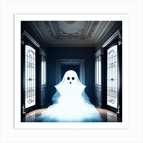 Ghost In The Hallway Art Print