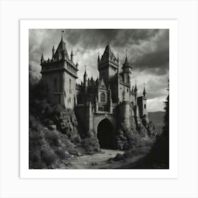 Castle In The Clouds 17 Art Print