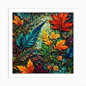 Autumn Leaves 1 Art Print