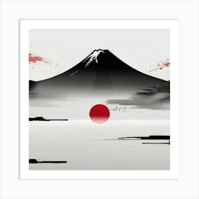 Mt Fuji Art Print