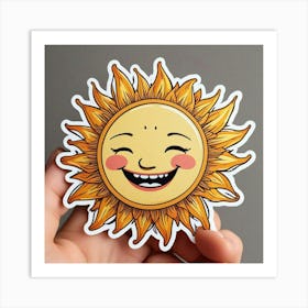 Sun Sticker 2 Art Print