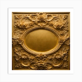 Ornate Gold Ceiling Art Print