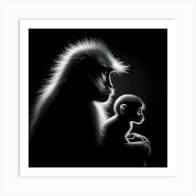 Mother And Child 3 Art Print