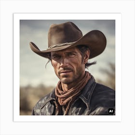 Cowboy  Art Print