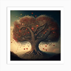 Tree Of Love Art Print