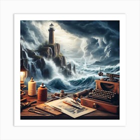 Stormy Seas Art Print