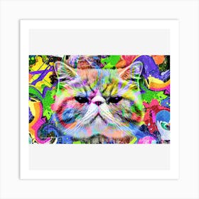 Cat Painting Art Print