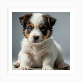 Puppy Portrait Art Print