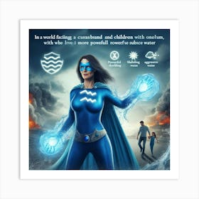 Aquarius Super Mom #8 Art Print